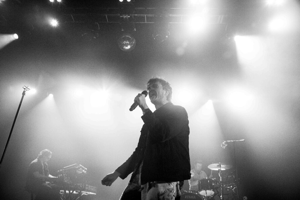 James Smith of the band Yard Act performs at Revolution Hall.